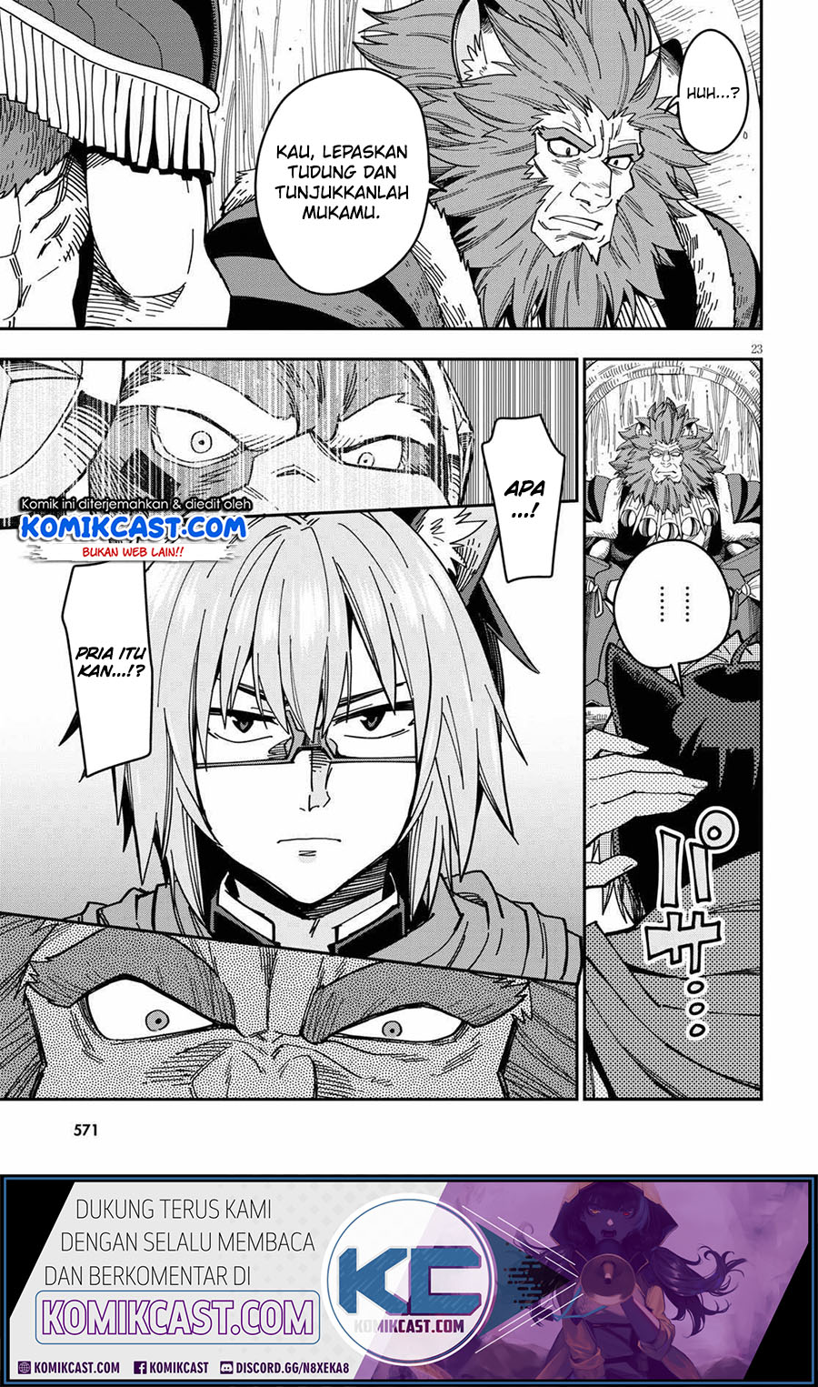 Konjiki no Moji Tsukai Chapter 77 Gambar 24