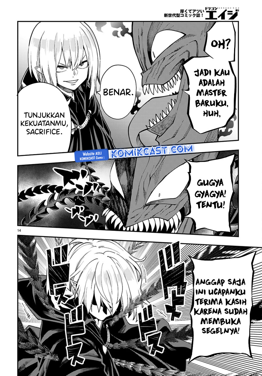 Konjiki no Moji Tsukai Chapter 117 Gambar 14