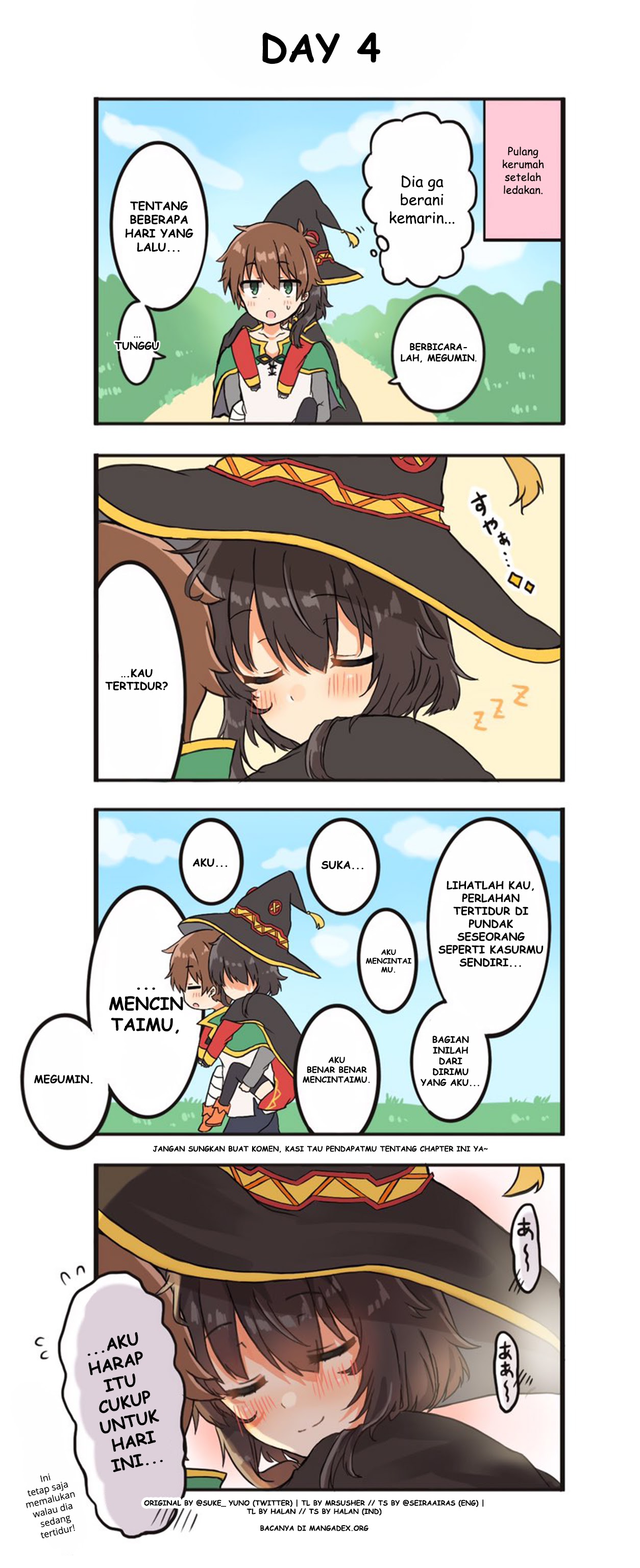 Kono Subarashii Sekai ni Shukufuku wo! – KazuMegu will get married in 100 days Chapter 04 Gambar 1