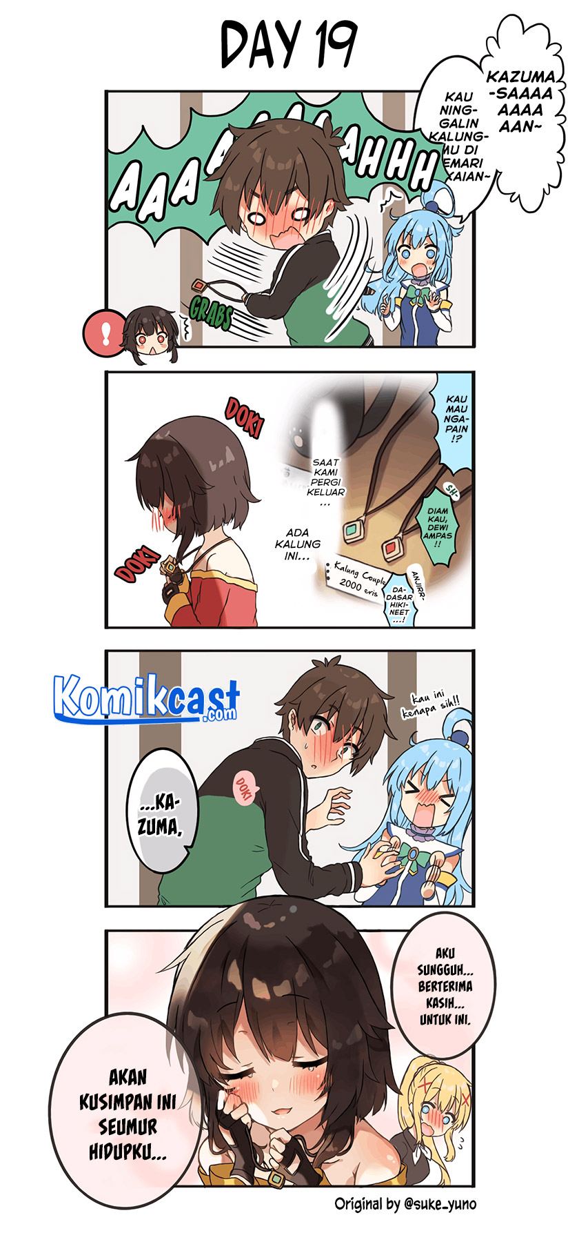 Kono Subarashii Sekai ni Shukufuku wo! – KazuMegu will get married in 100 days Chapter 19 Gambar 2