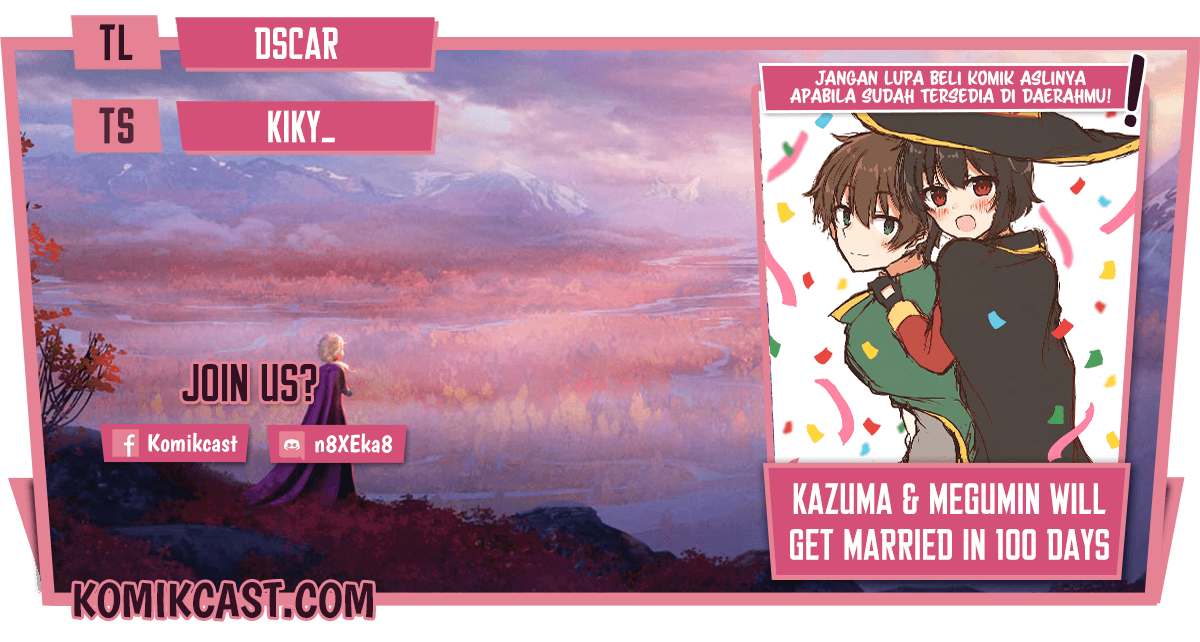 Kono Subarashii Sekai ni Shukufuku wo! – KazuMegu will get married in 100 days Chapter 21 Gambar 1