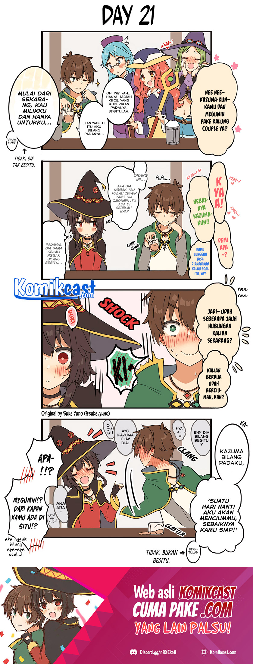 Kono Subarashii Sekai ni Shukufuku wo! – KazuMegu will get married in 100 days Chapter 21 Gambar 2