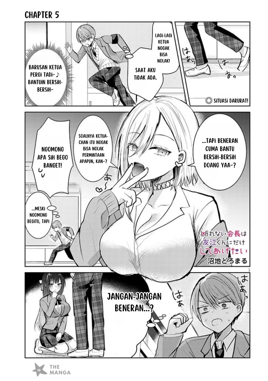 Kotowarenai Kaichou wa Tomoe-kun ni Dake shite Agetai Chapter 05 Gambar 2
