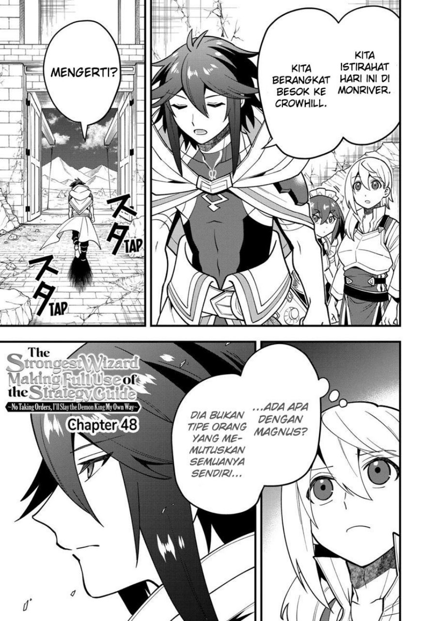 Kouryakuhon o Kushi Suru Saikyou no Mahoutsukai ~”meirei sa sero” to wa Iwa Senai Oreryuu Mao Tobatsu Saizen Ruuto ~ Chapter 48 Gambar 6