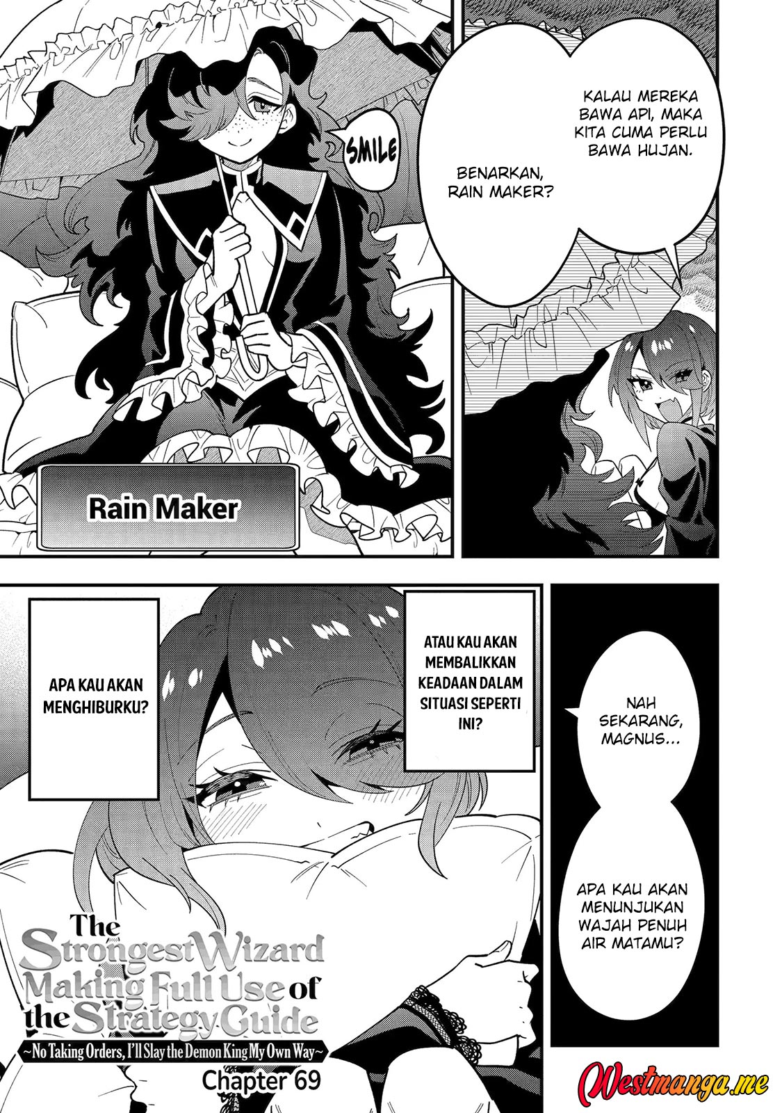 Kouryakuhon o Kushi Suru Saikyou no Mahoutsukai ~”meirei sa sero” to wa Iwa Senai Oreryuu Mao Tobatsu Saizen Ruuto ~ Chapter 69 Gambar 5