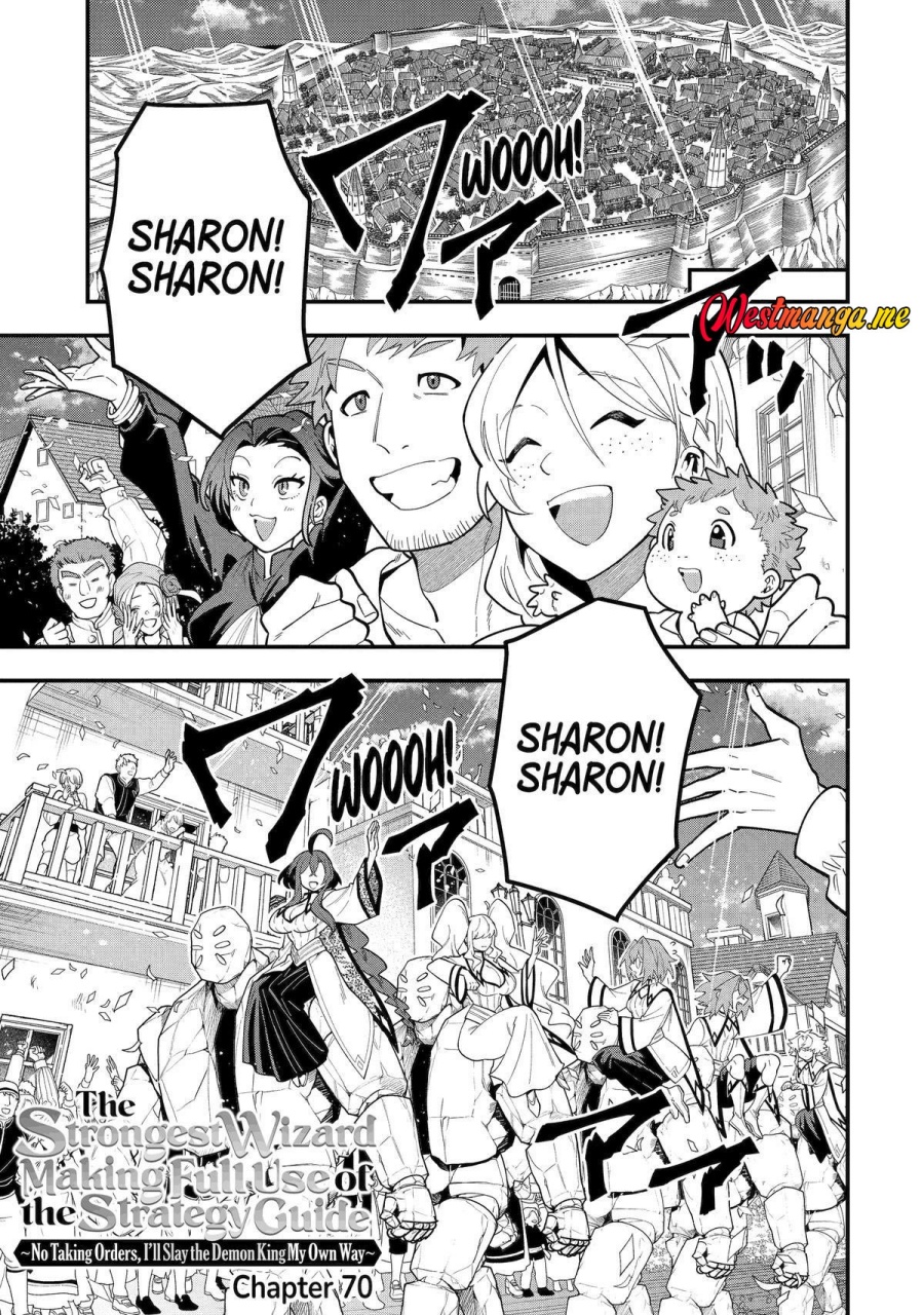 Kouryakuhon o Kushi Suru Saikyou no Mahoutsukai ~”meirei sa sero” to wa Iwa Senai Oreryuu Mao Tobatsu Saizen Ruuto ~ Chapter 70 Gambar 2