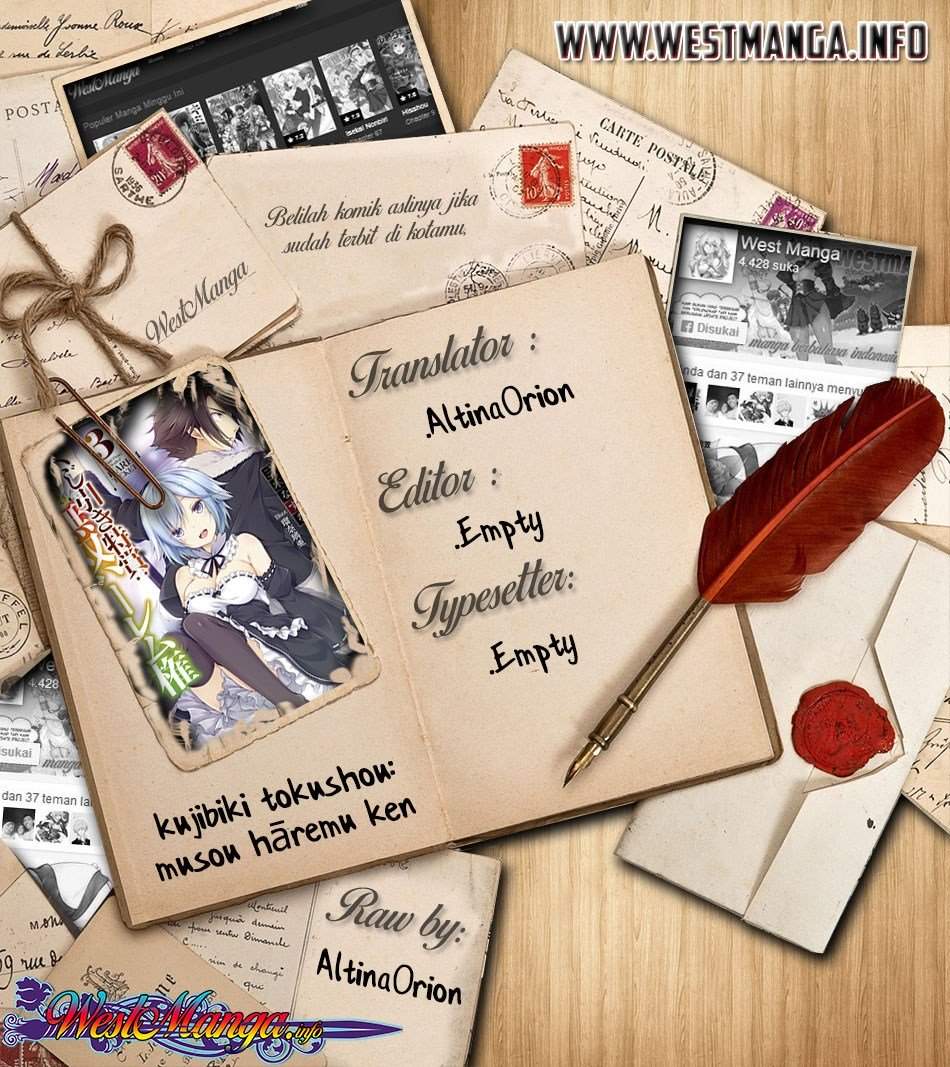 Kujibiki Tokushou: Musou Harem-ken Chapter 05.1 Gambar 2