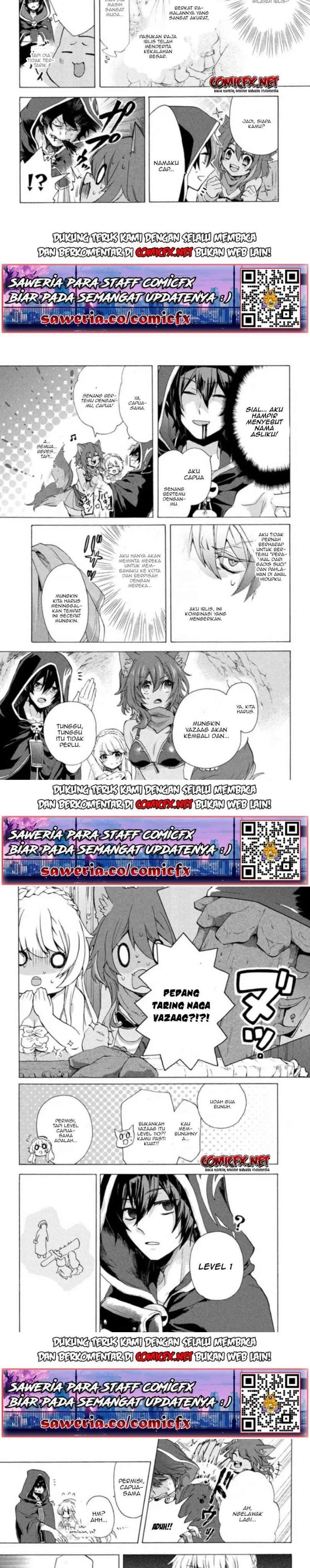 “Kukuku… He is the weakest of the Four Heavenly Monarchs.” I was dismissed from my job but somehow I became the master of a hero and a holy maiden. Chapter 02.1 Gambar 4