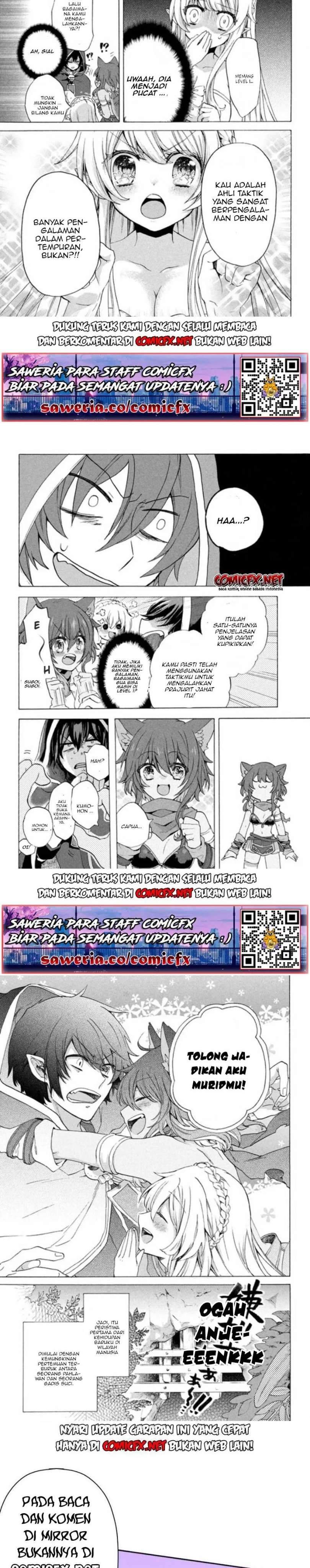 “Kukuku… He is the weakest of the Four Heavenly Monarchs.” I was dismissed from my job but somehow I became the master of a hero and a holy maiden. Chapter 02.1 Gambar 5