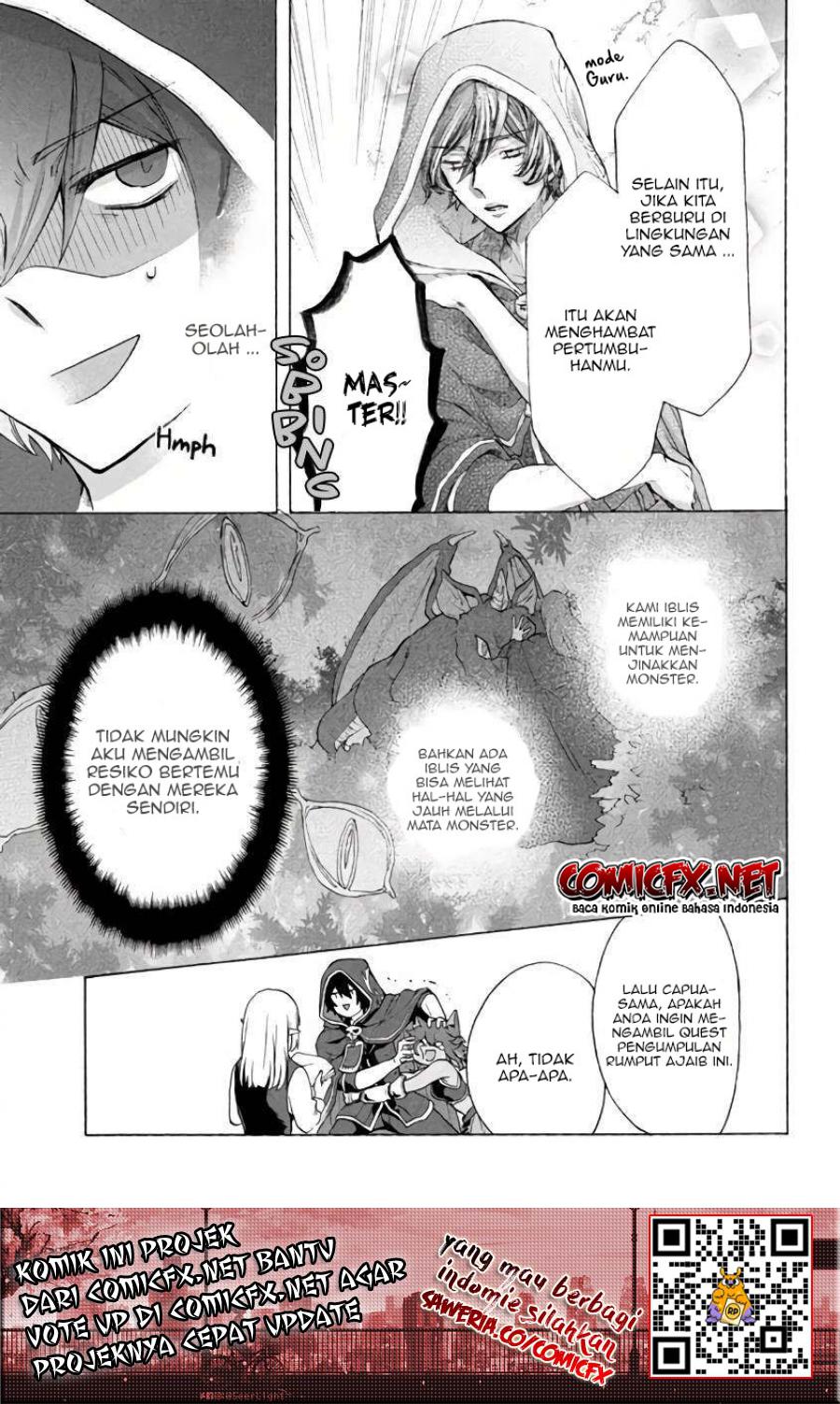 “Kukuku… He is the weakest of the Four Heavenly Monarchs.” I was dismissed from my job but somehow I became the master of a hero and a holy maiden. Chapter 04.3 Gambar 4