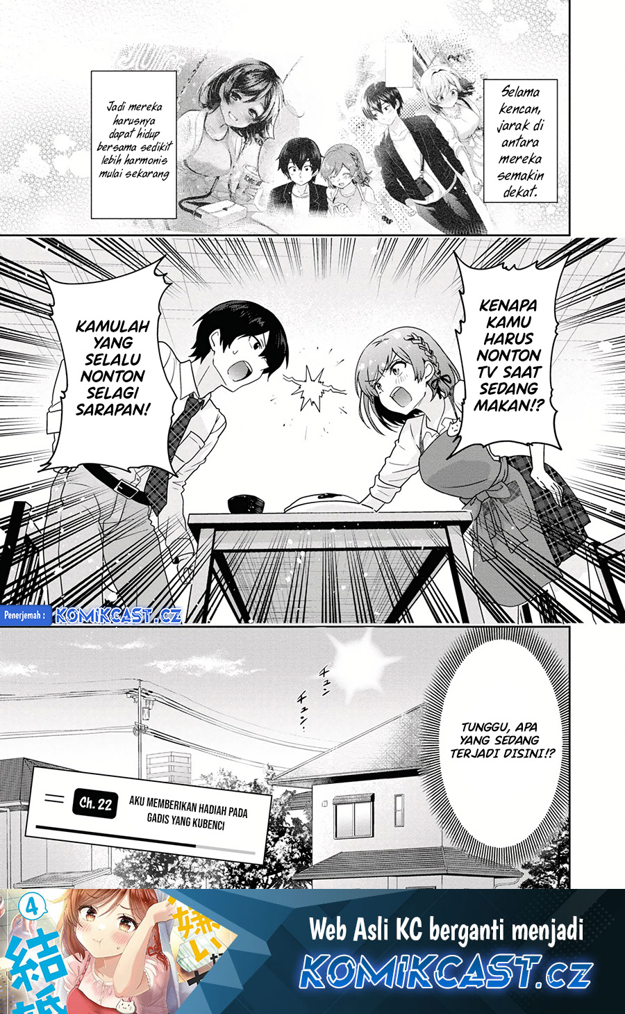 Kurasu no Daikirai na Joshi to Kekkon Suru Koto ni Natta Chapter 22.1 Gambar 2