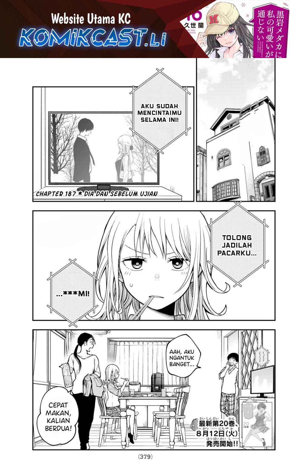 Kuroiwa Medaka ni Watashi no Kawaii ga Tsuujinai Chapter 187 Gambar 2