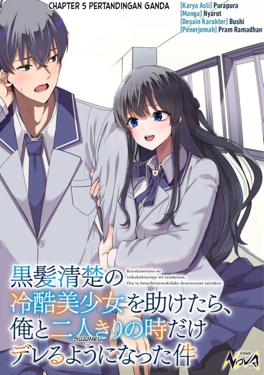 Kurokami Seiso No Reikoku Bishojo Wo Tasuketara, Ore to Ni Nin Kiri No Toki Dake De Reru Yo Ni Natta Ken Chapter 05.1 Gambar 1