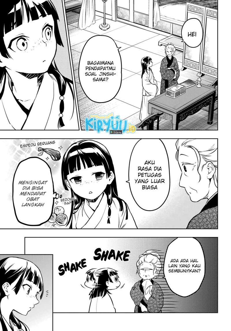 Kusuriya no Hitorigoto Chapter 56 Gambar 21