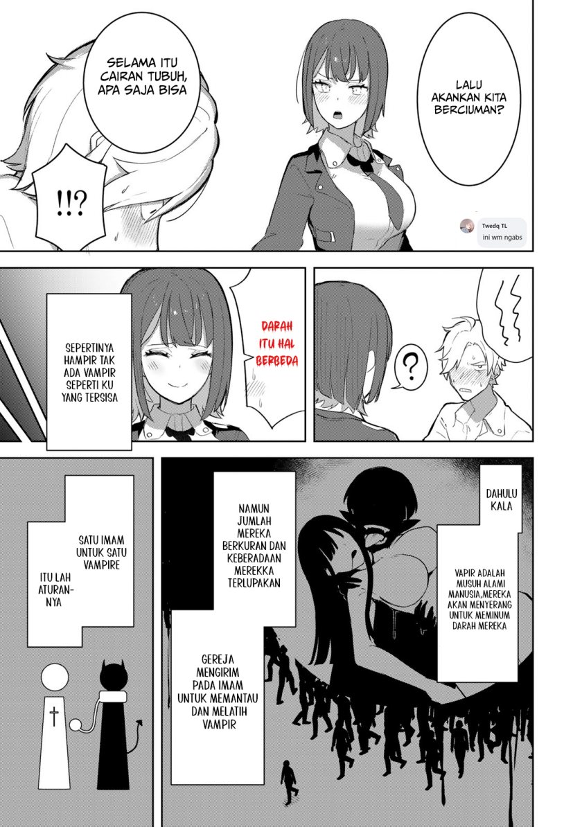 Kyuuketsuki-san wa Chitoraretai Chapter 01 Gambar 7