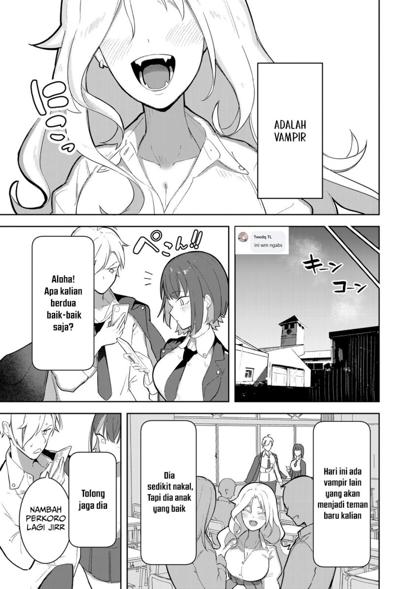 Kyuuketsuki-san wa Chitoraretai Chapter 01 Gambar 11