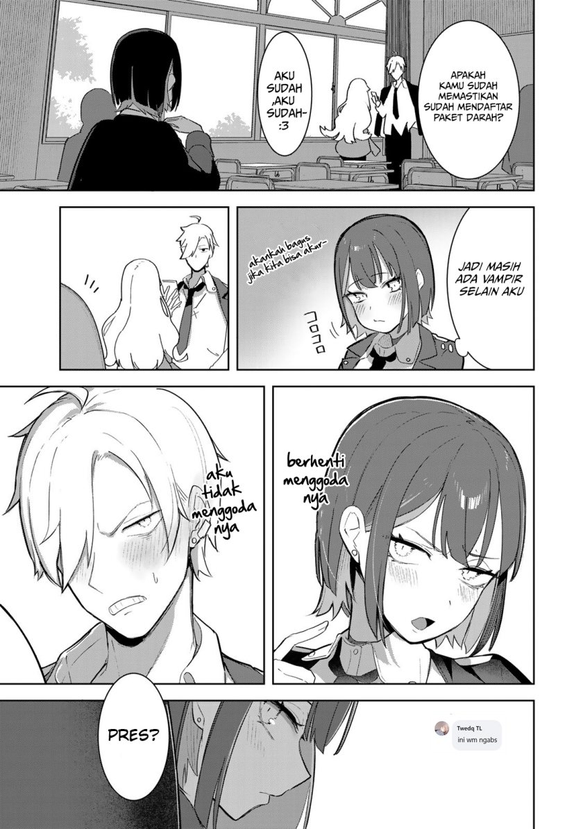Kyuuketsuki-san wa Chitoraretai Chapter 01 Gambar 15