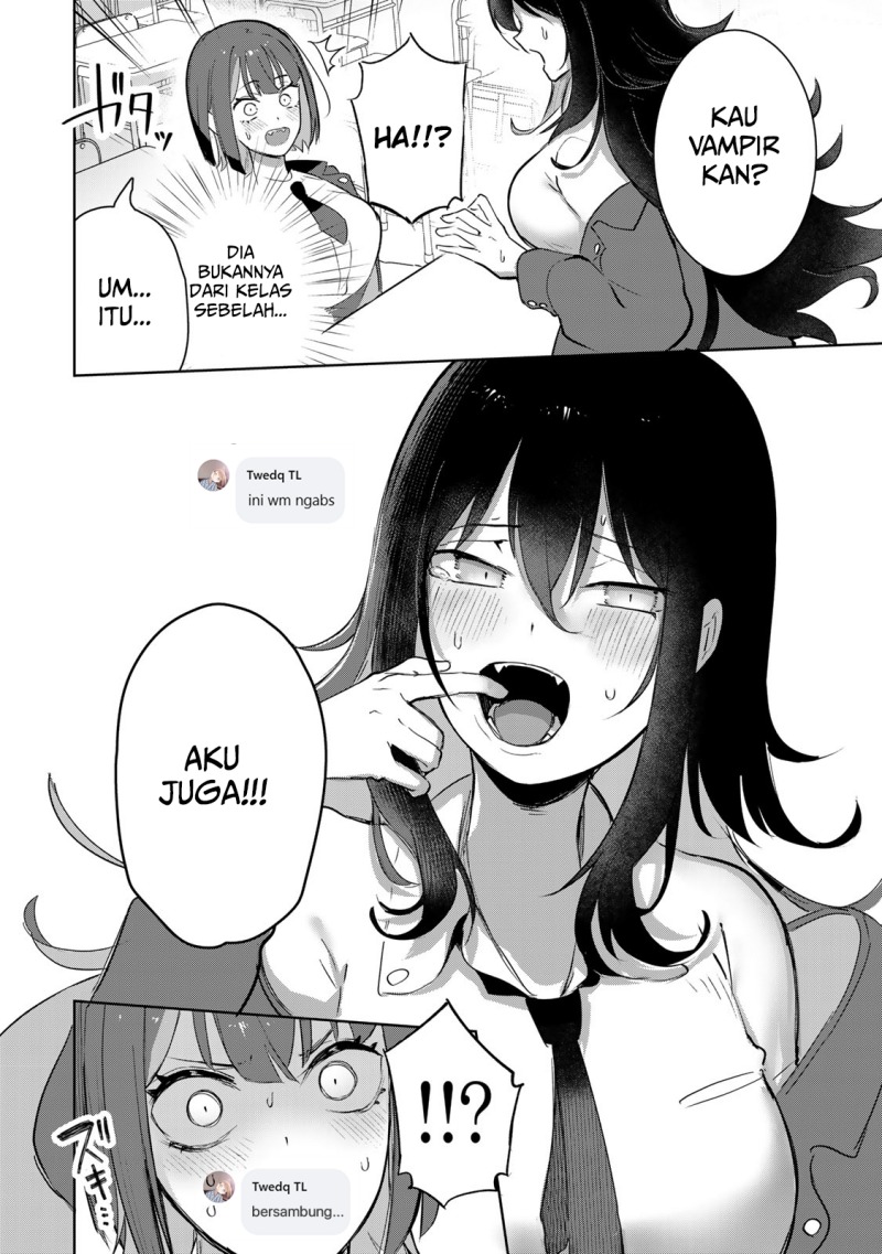 Kyuuketsuki-san wa Chitoraretai Chapter 03 Gambar 18