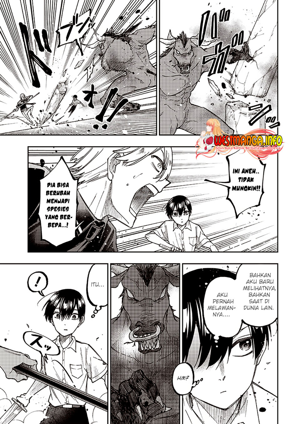 Kyuuseishu (MESHIA) ~Isekai wo Sukutta Moto Yuusha ga Mamono no Afureru Genjitsu Sekai wo Musou suru~ Chapter 12 Gambar 21