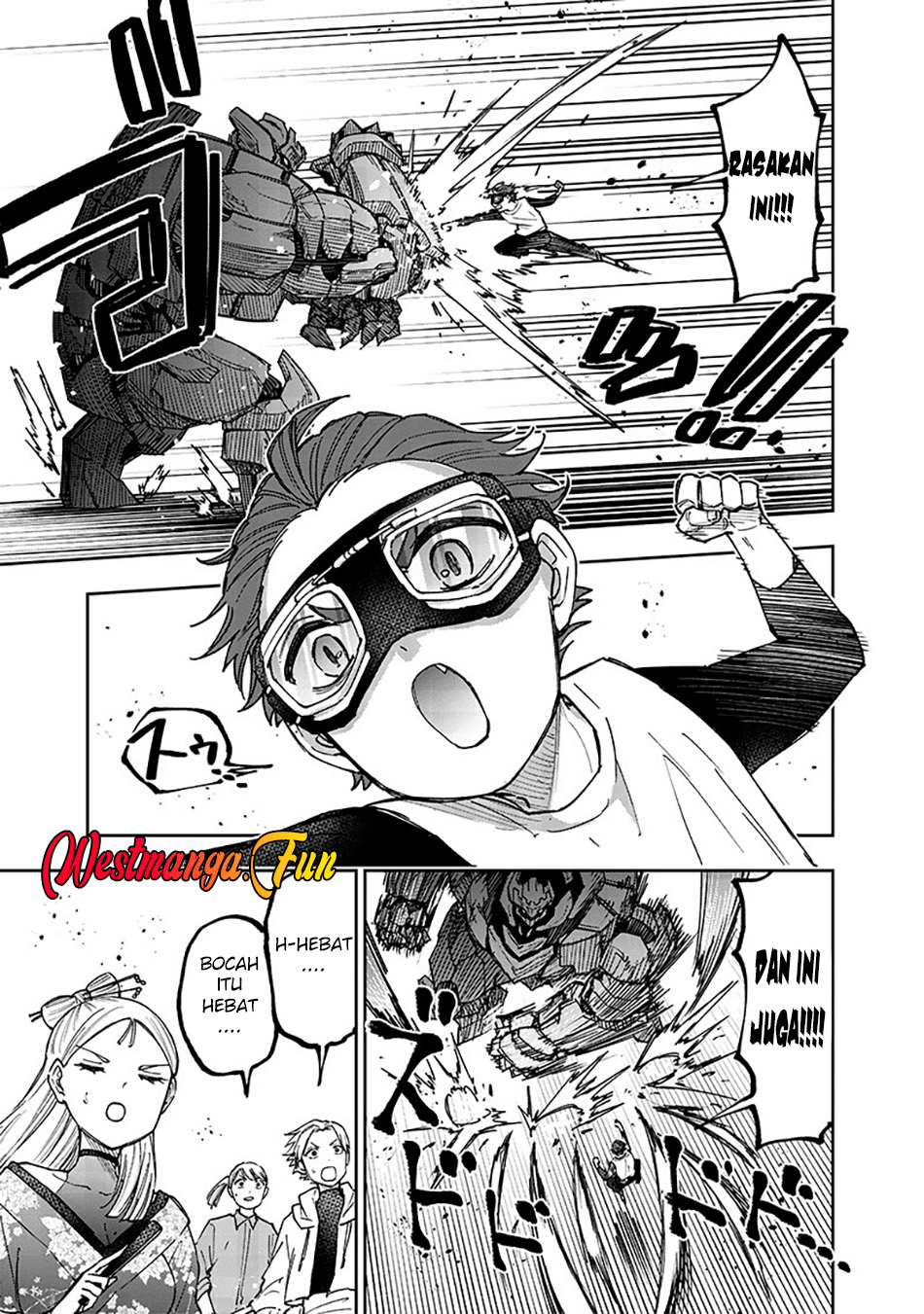 Kyuuseishu (MESHIA) ~Isekai wo Sukutta Moto Yuusha ga Mamono no Afureru Genjitsu Sekai wo Musou suru~ Chapter 46 Gambar 12