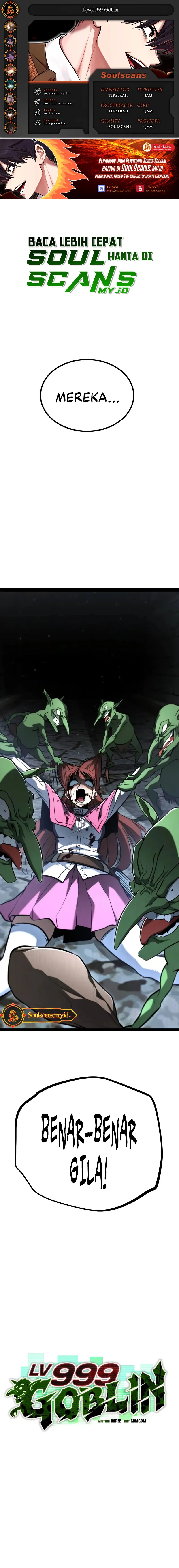 Level 999 Goblin Chapter 16 Gambar 1