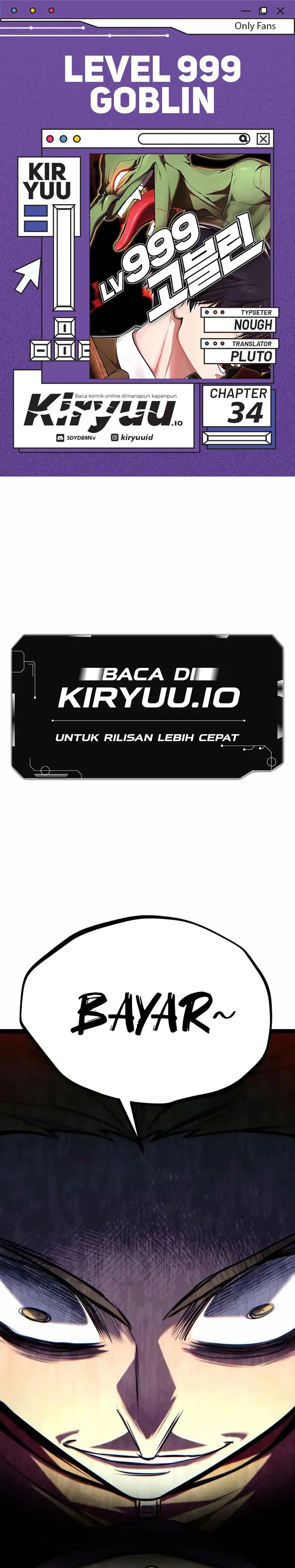 Level 999 Goblin Chapter 34 Gambar 1