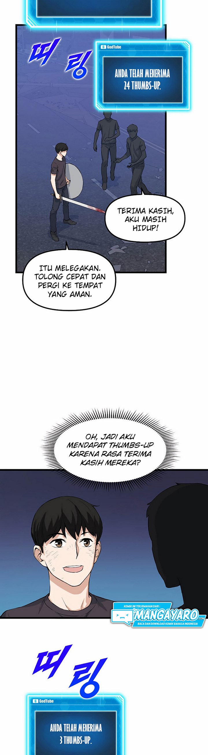 Leveling Up With Likes Chapter 08.1 Gambar 6