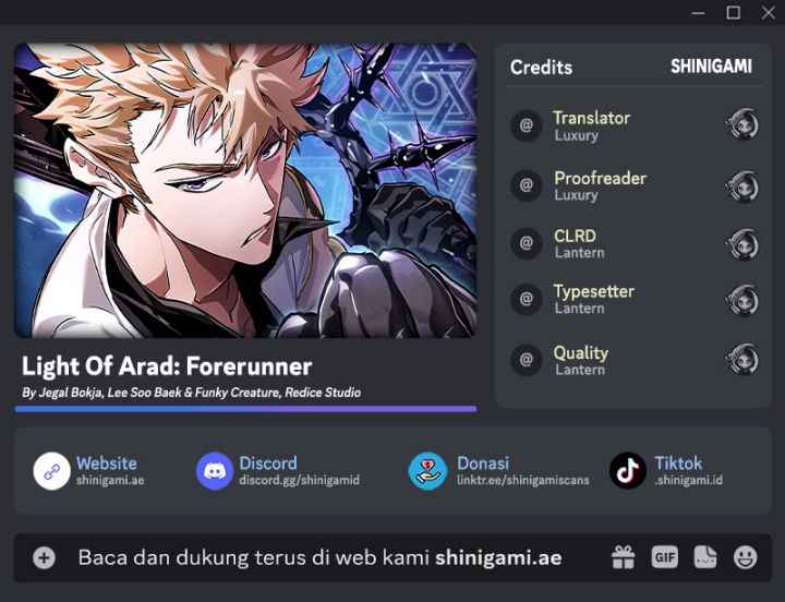 Light Of Arad: Forerunner Chapter 18 Gambar 1
