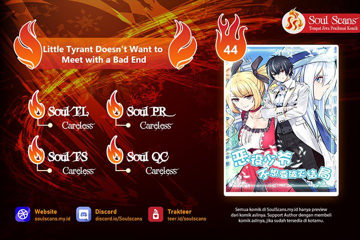 Little Tyrant Doesn’t Want to Meet with a Bad End Chapter 44 Gambar 1