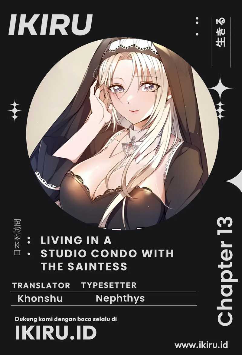 Living in a Studio Condo With the Saintess Chapter 13 Gambar 1