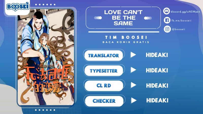 Love Can’t Be The Same Chapter 01 Gambar 1