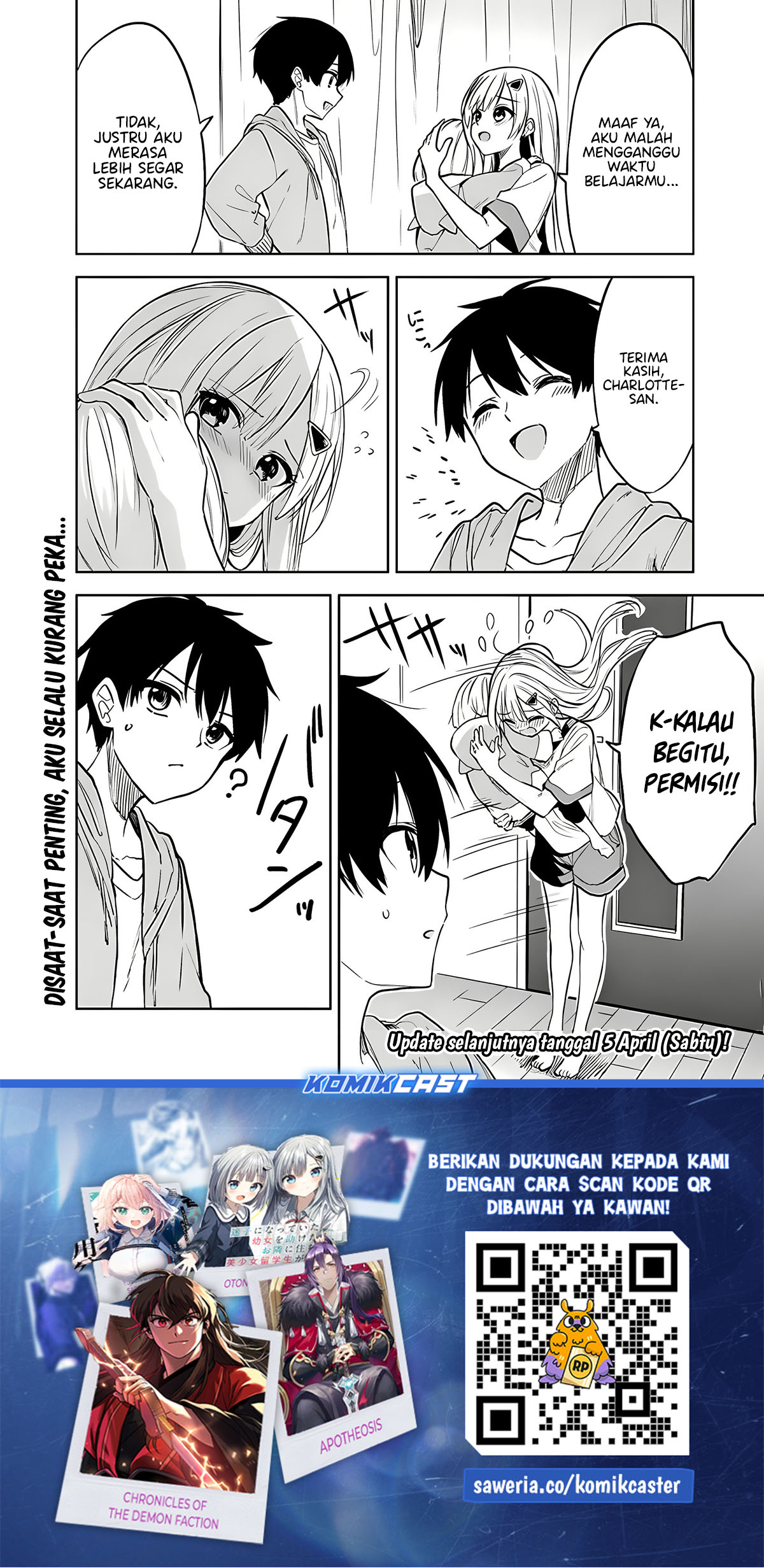 Maigo ni Natteita Youjo o Tasuketara, Otonari ni Sumu Bishoujo Ryuugakusei ga Ie ni Asobi ni Kuru You ni Natta Ken ni Tsuite Chapter 17 Gambar 21