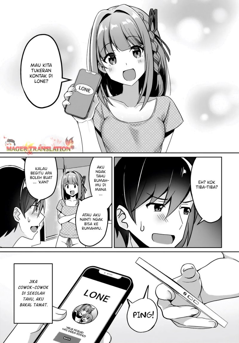 Maigo no Onnanoko o Ie Made Todoketara, Genkan kara Detekita no wa Gakunen Ichi no Bishoujo deshita Chapter 02 Gambar 26