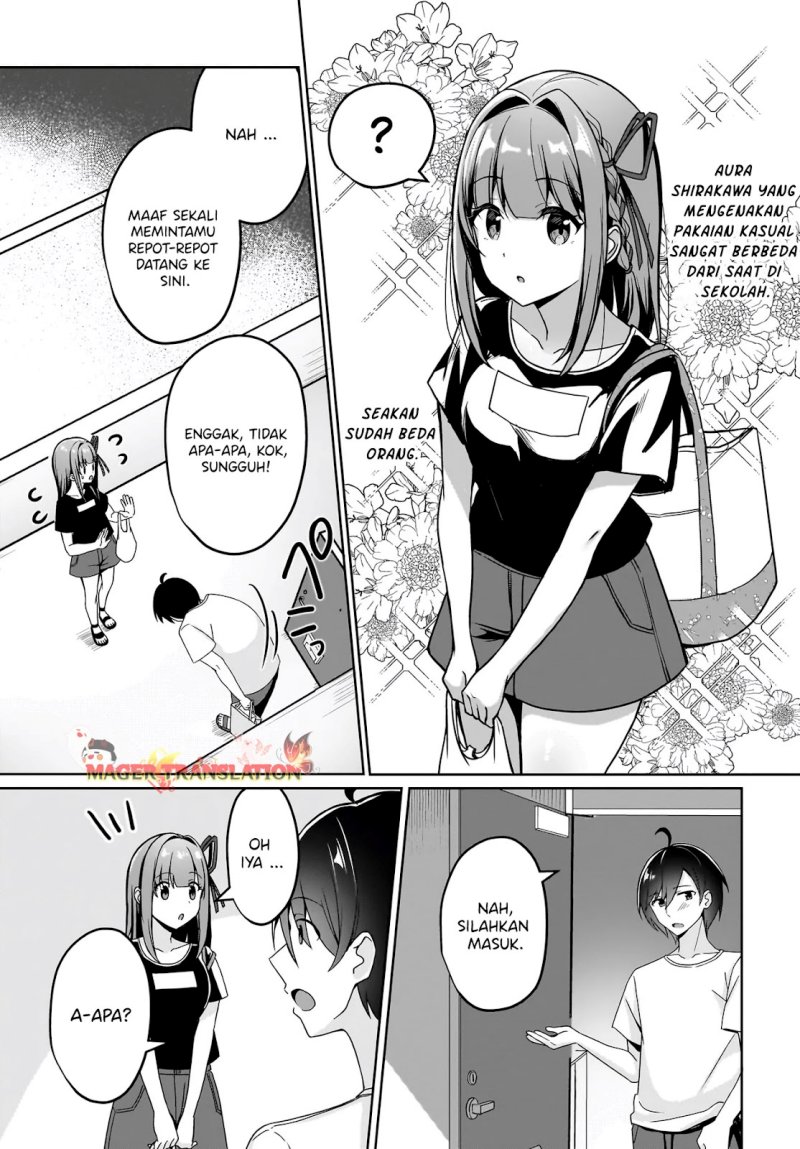 Maigo no Onnanoko o Ie Made Todoketara, Genkan kara Detekita no wa Gakunen Ichi no Bishoujo deshita Chapter 02 Gambar 30