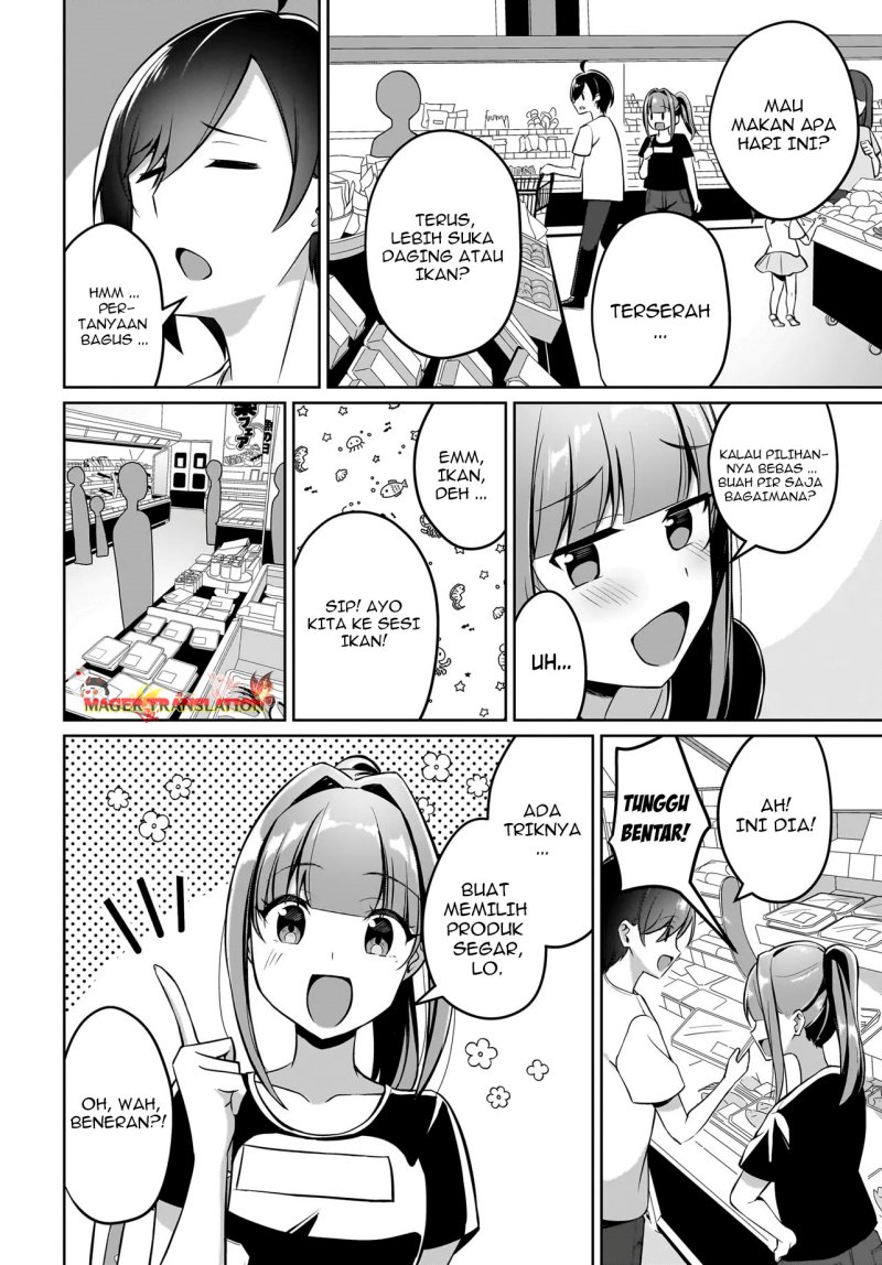 Maigo no Onnanoko o Ie Made Todoketara, Genkan kara Detekita no wa Gakunen Ichi no Bishoujo deshita Chapter 04 Gambar 13