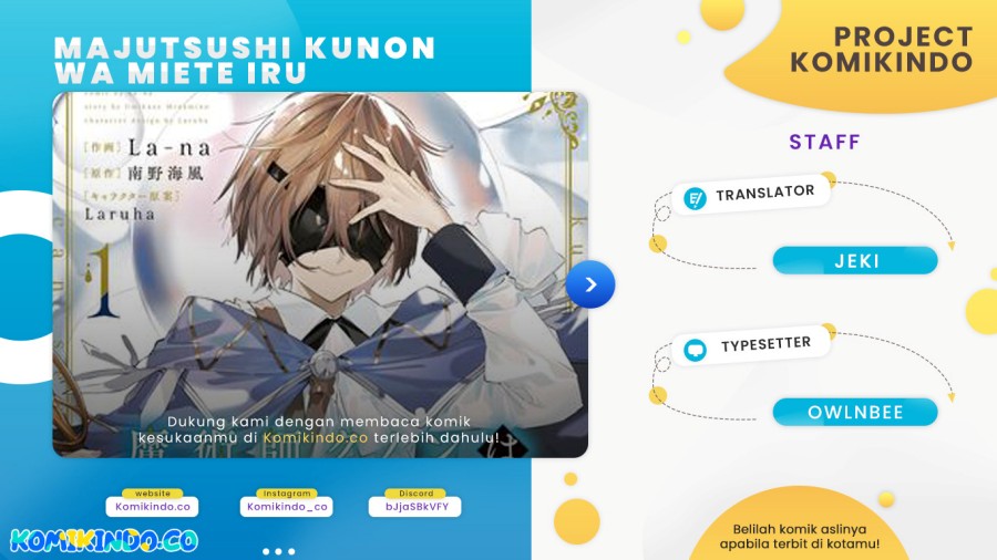 Majutsushi Kunon wa Miete Iru Chapter 26.1 Gambar 1