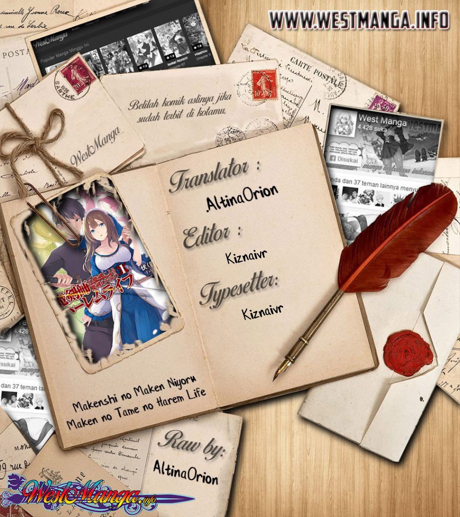 Makenshi no Maken Niyoru Maken no Tame no Harem Life Chapter 12.1 Gambar 1