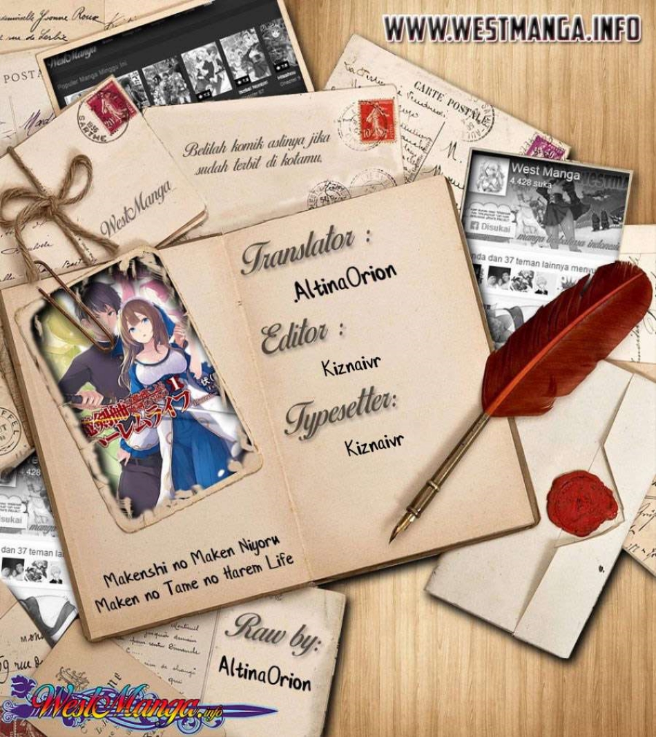 Makenshi no Maken Niyoru Maken no Tame no Harem Life Chapter 15.2 Gambar 1