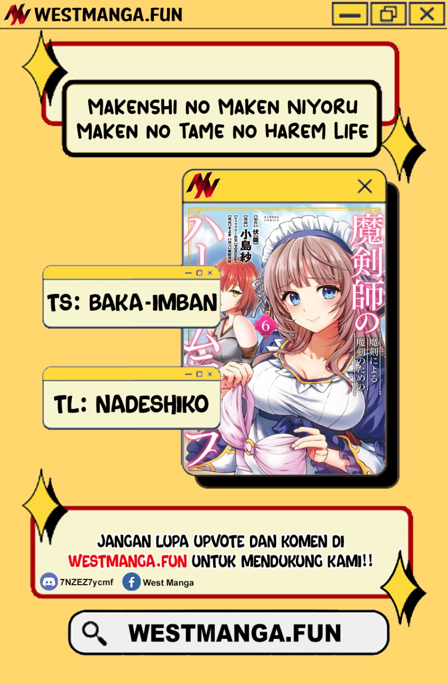 Makenshi no Maken Niyoru Maken no Tame no Harem Life Chapter 23.2 Gambar 3