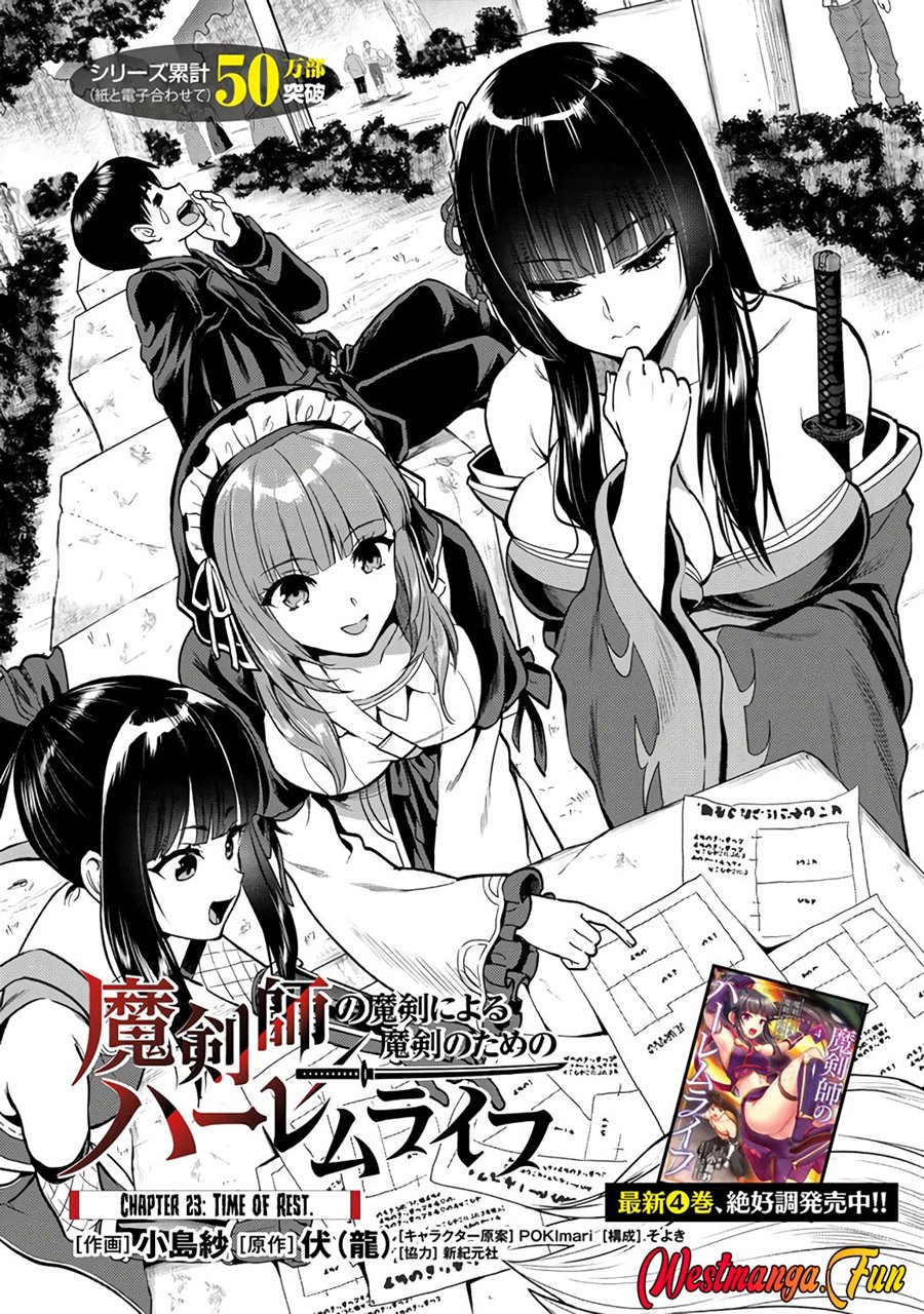 Makenshi no Maken Niyoru Maken no Tame no Harem Life Chapter 23.1 Gambar 2