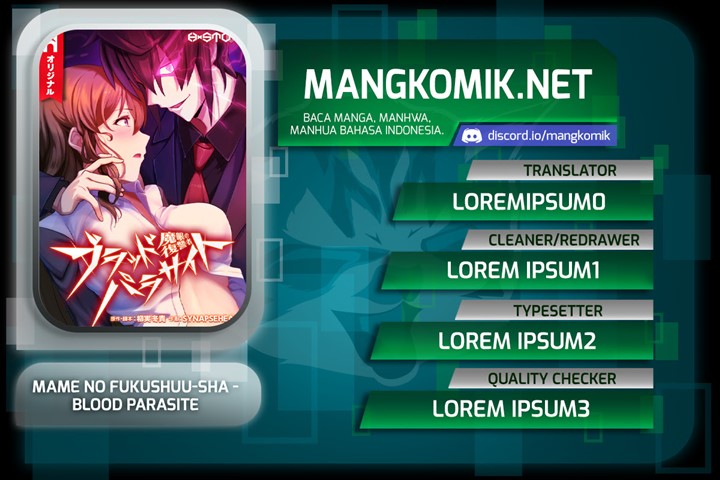 Mame no Fukushuu-sha – Blood Parasite Chapter 00 Gambar 1