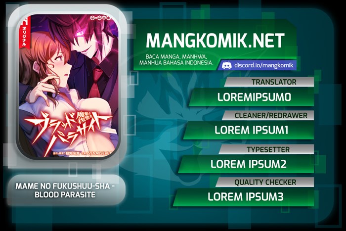 Mame no Fukushuu-sha – Blood Parasite Chapter 04 Gambar 1