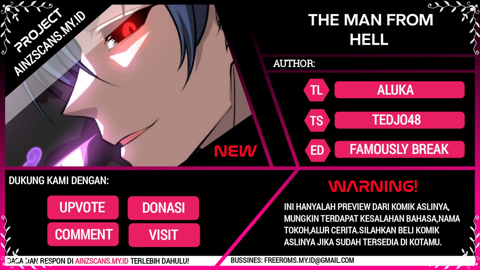 Man From Hell Chapter 22 Gambar 1