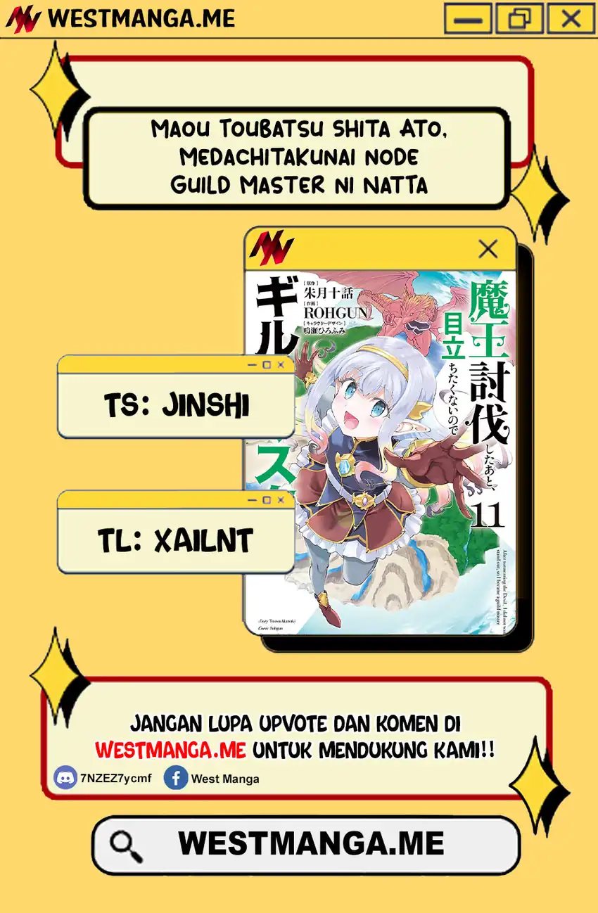 Maou Toubatsu Shita Ato, Medachitakunai node Guild Master ni Natta Chapter 70 Gambar 3