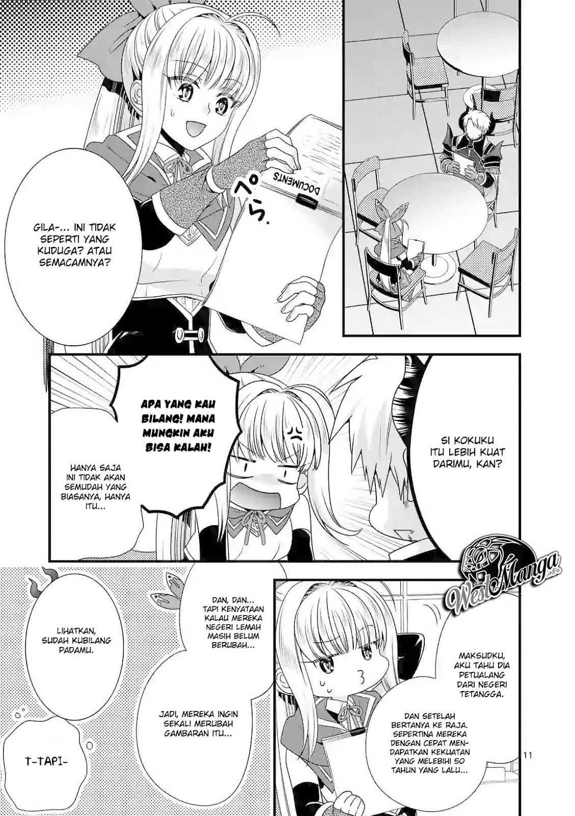Maou desu Onna Yuusha no Hahaoya to Saikon Shita no de Onna Yuusha ga Giri no Musume ni Narimashita Chapter 27 Gambar 13