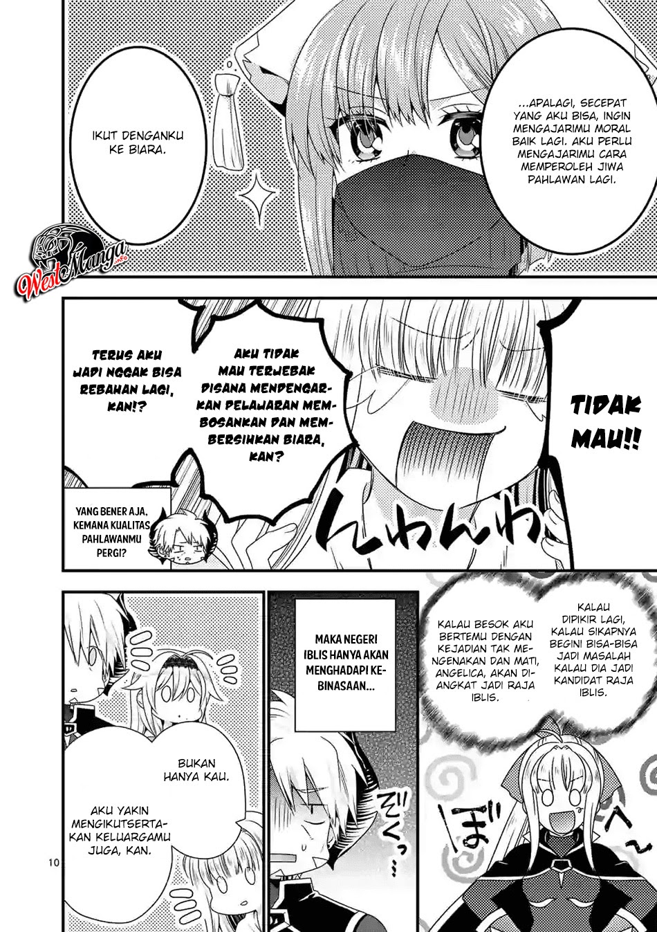 Maou desu Onna Yuusha no Hahaoya to Saikon Shita no de Onna Yuusha ga Giri no Musume ni Narimashita Chapter 32 Gambar 12