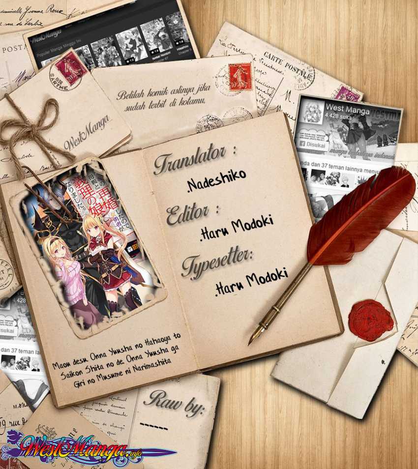 Maou desu Onna Yuusha no Hahaoya to Saikon Shita no de Onna Yuusha ga Giri no Musume ni Narimashita Chapter 38 Gambar 1