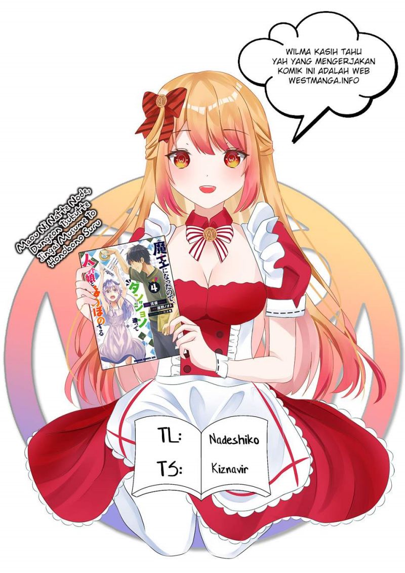 Maou ni Natte node – Dungeon Tsukutte Jingai Musume to Honobono suru Chapter 51.1 Gambar 1