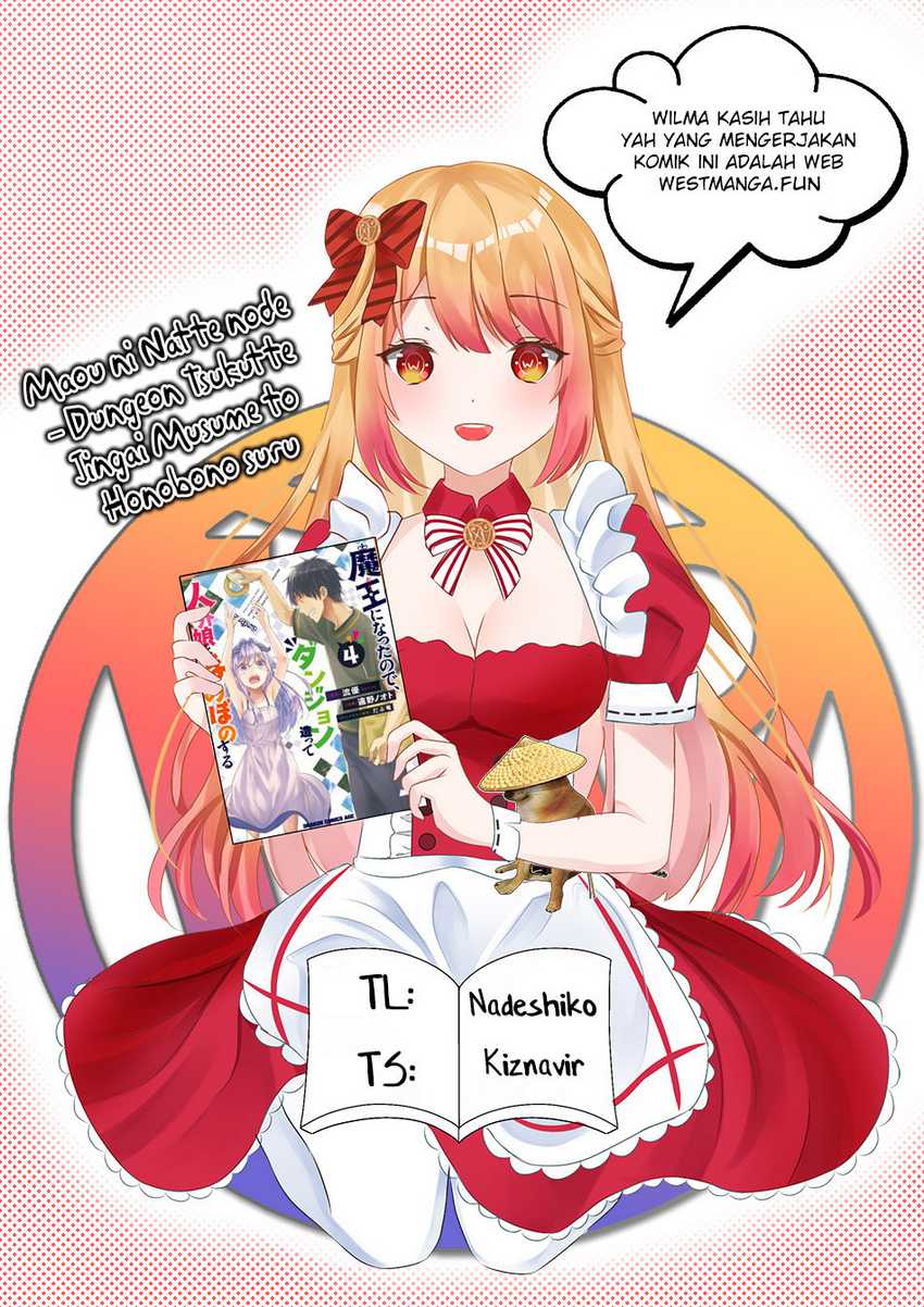 Maou ni Natte node – Dungeon Tsukutte Jingai Musume to Honobono suru Chapter 71.1 Gambar 1