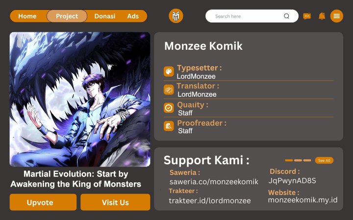 Martial Evolution: Start by Awakening the King of Monsters Chapter 03 Gambar 1